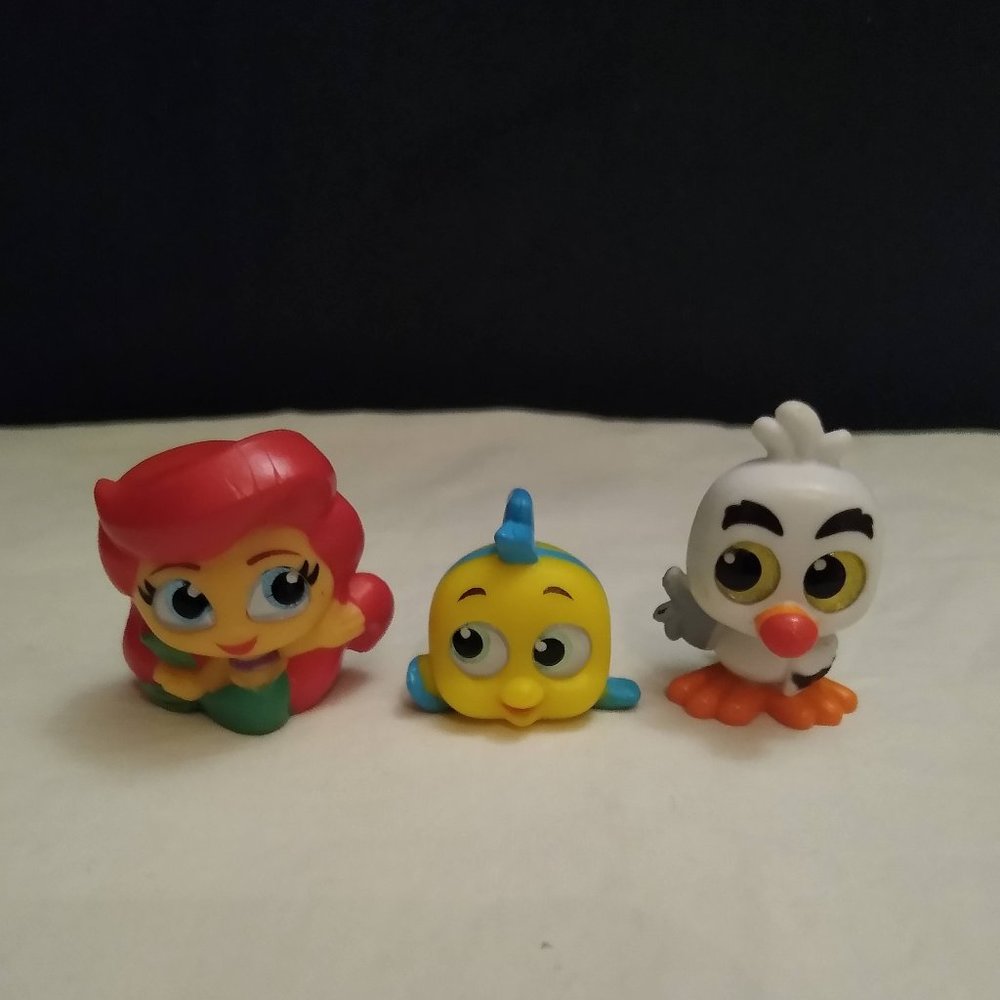 Ariel, Flounder and Scuttle Doorables